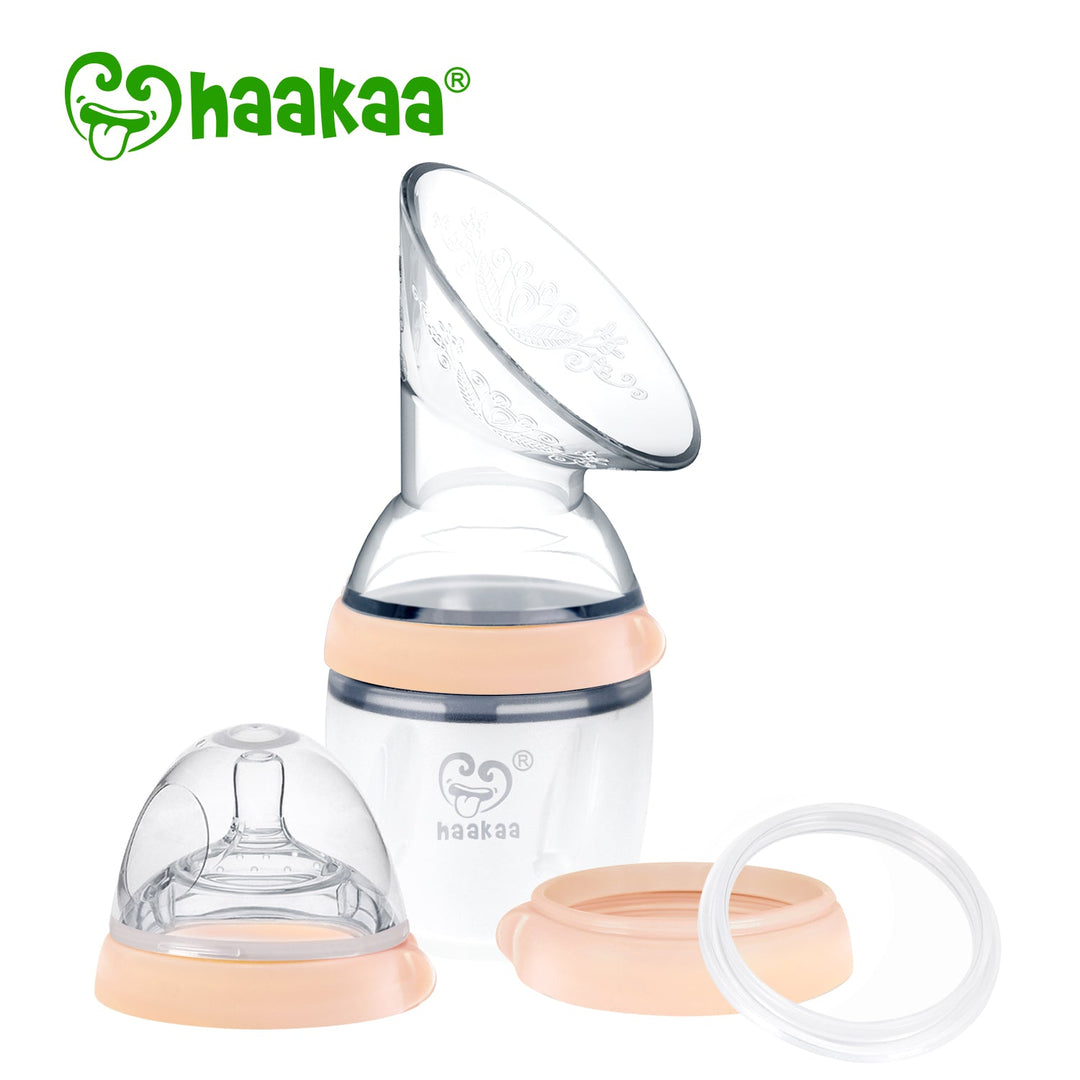 Haakaa Gen 3 Silicone convertible baby bottles and breast pump