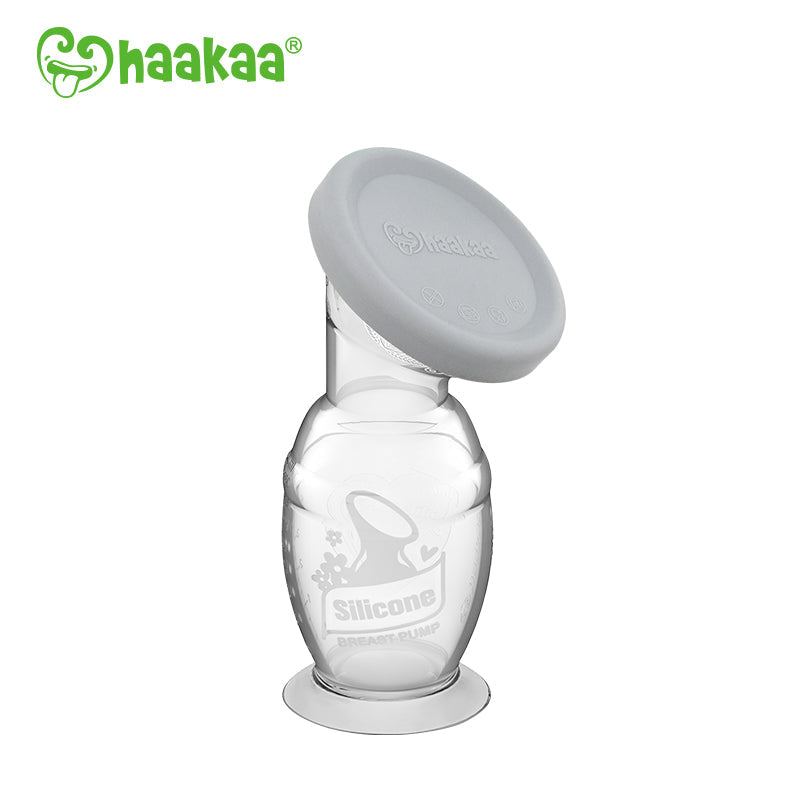 Haakaa Gen 2 Silicone Pump with Silicon Lid, breast pump and baby bottles