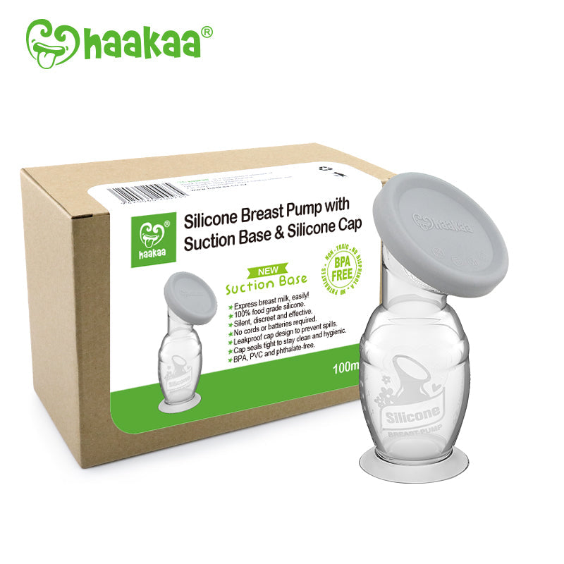 Haakaa Gen 2 Silicone Breast Pump for breastfeeding with Silicon Lid