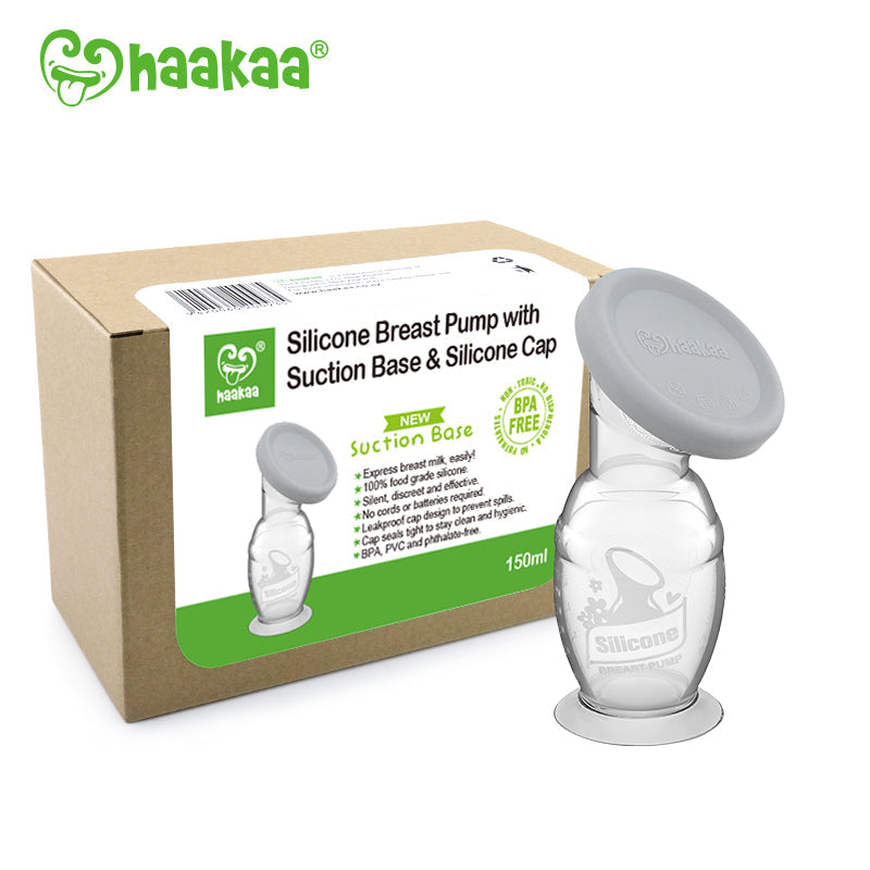 Haakaa Gen 2 Silicone Breast Pump for breast feeing mothers with Silicon Lid 