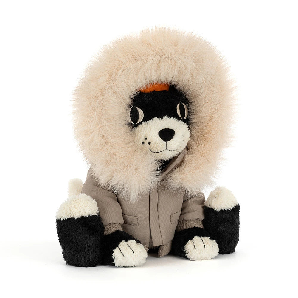 Jellycat Jack 'Alpine', a soft cat plush from the Jellycat winter collection
