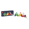 Janod Pull along multicolor train kid toys