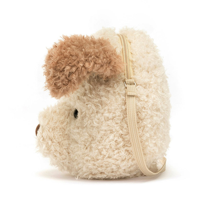 jellycats dog stuffed animal bag