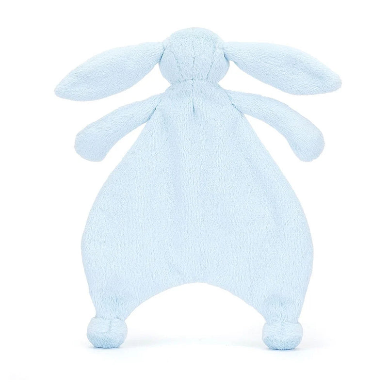 Jellycats stuffed animal bashful blue bunny comforter