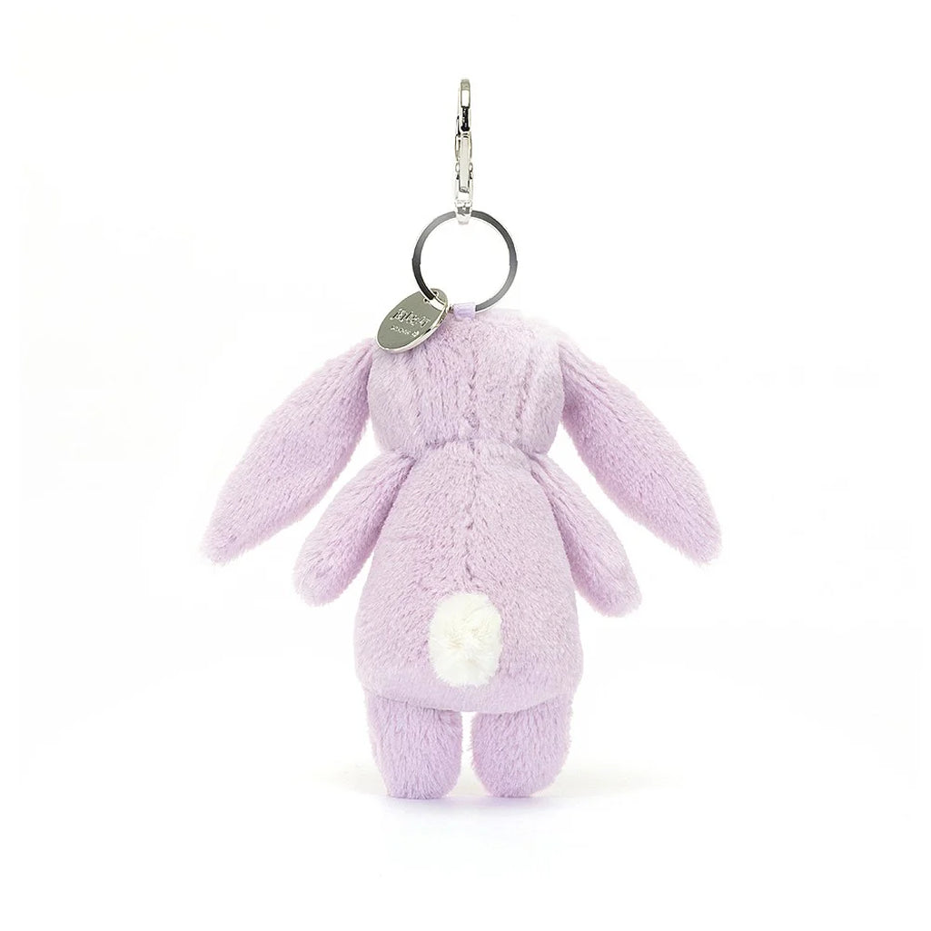 jelly cat purple stuffed animals bunny bag charm