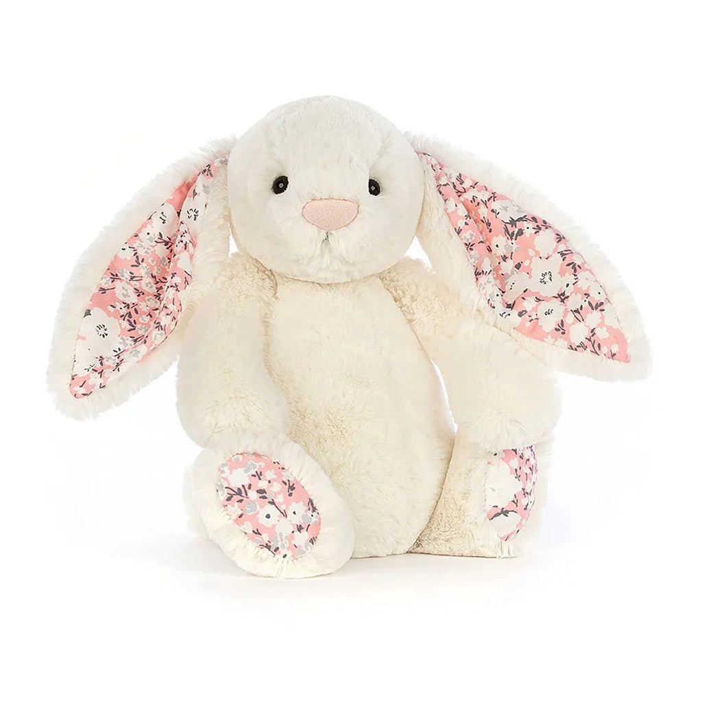 jelly cats white floral bunny stuffed animal