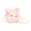 jellycat pig stuffed animal bag