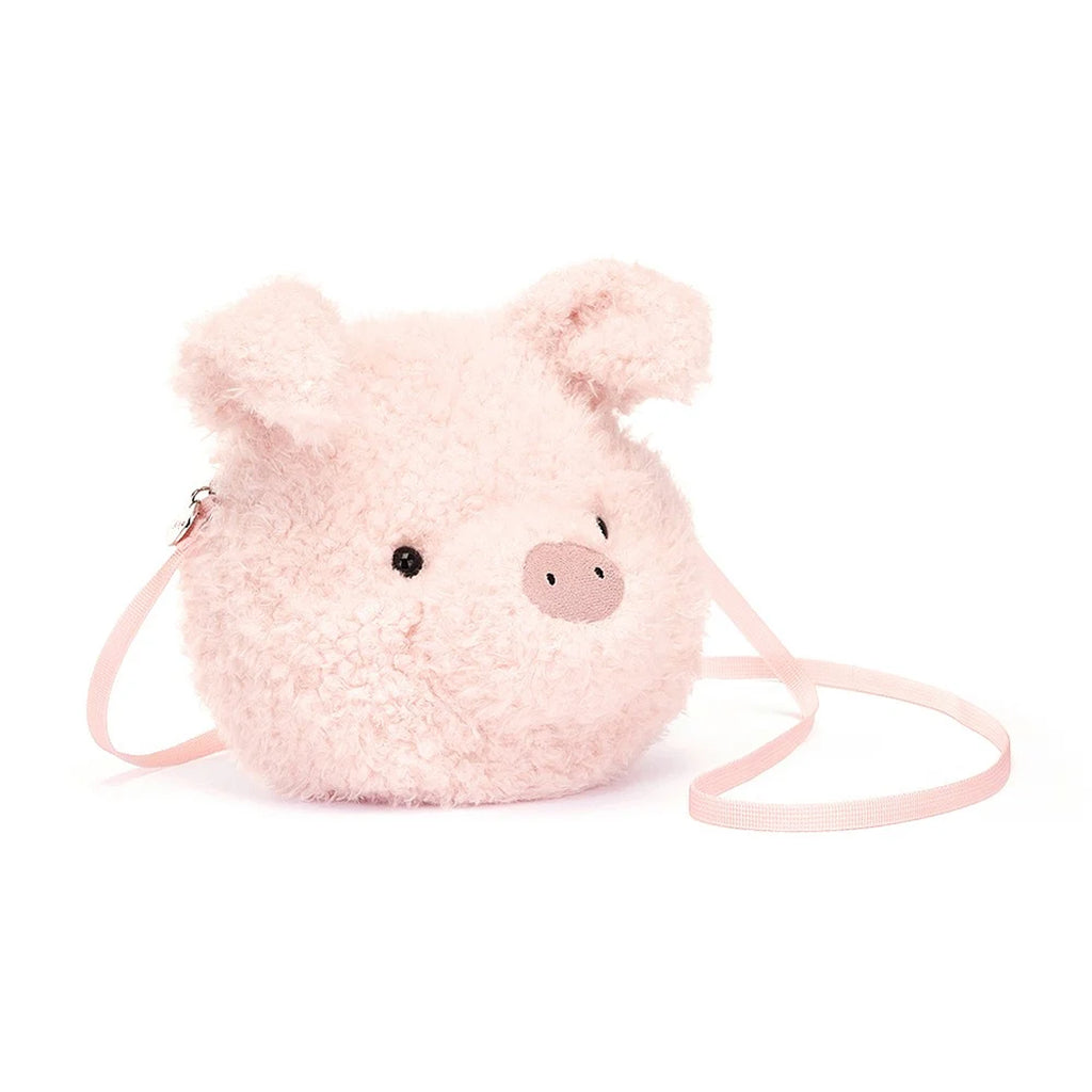 jellycat pig stuffed animal bag
