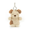 Jellycat puppy stuffies bag charm