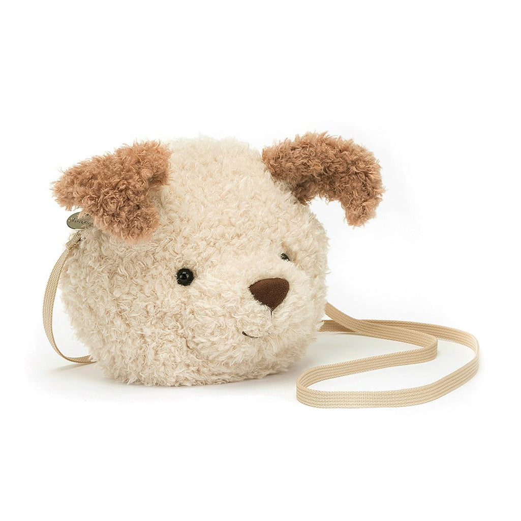 jellycat little pup sutffed animal bag