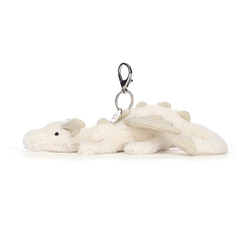 jellycat stuffies dragon bag charm