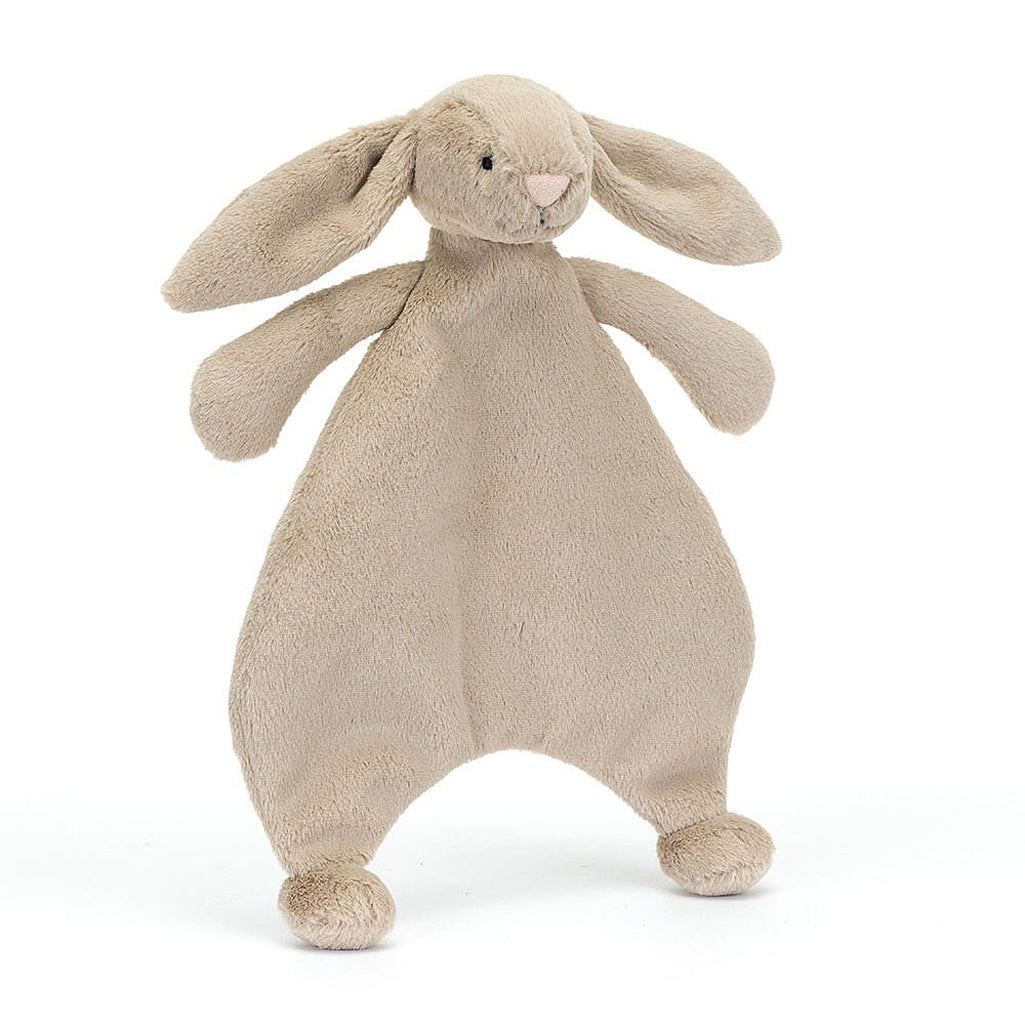 Jellycat stuffed animal beige bunny comforter