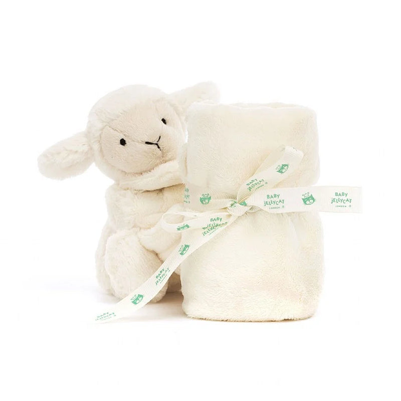 Jellycats stuffed animals bashful lamb soother