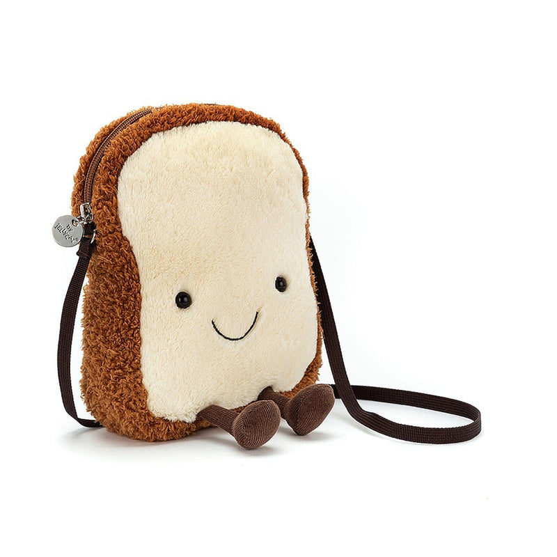 jelly cat toast stuffies purse