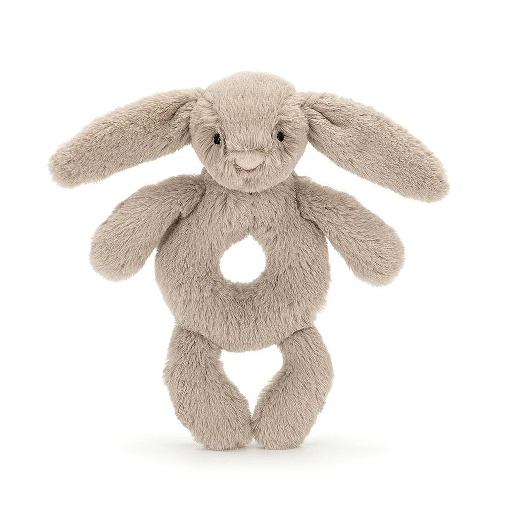 Jellycat toys bashful beige bunny rattle