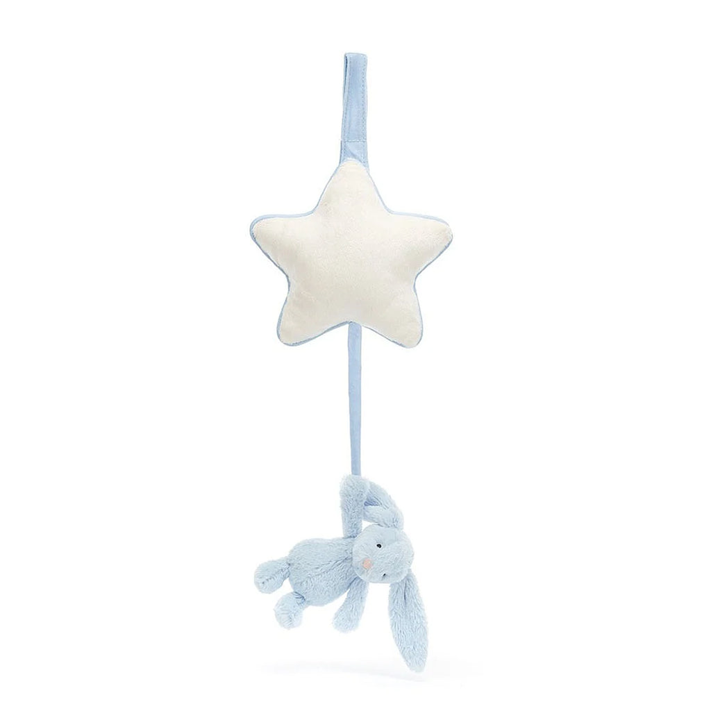 Jellycat toys blue bunny music pull