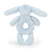 Jellycat plushies bashful blue bunny rattle