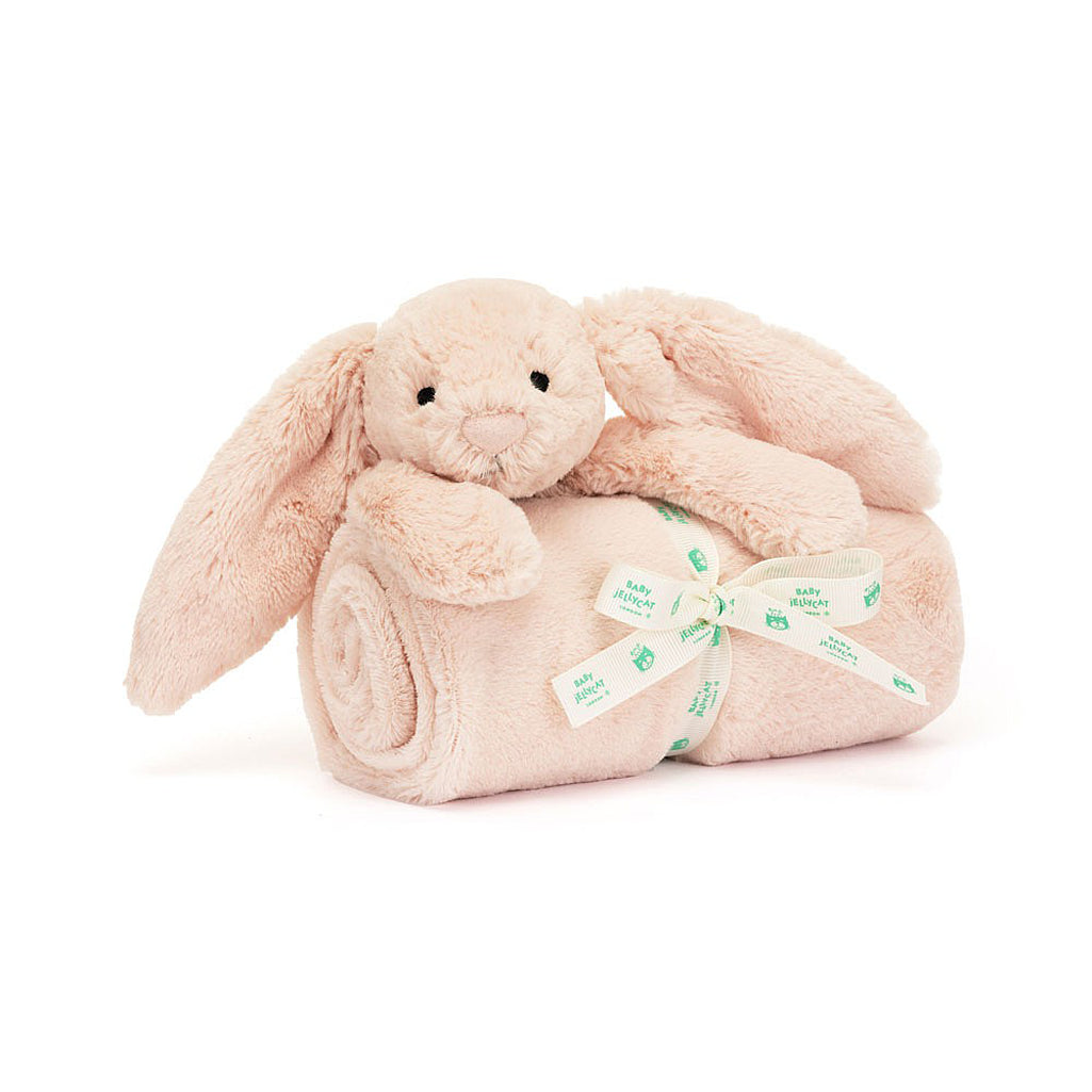 Jellycat stuffed animal blush bunny blankie