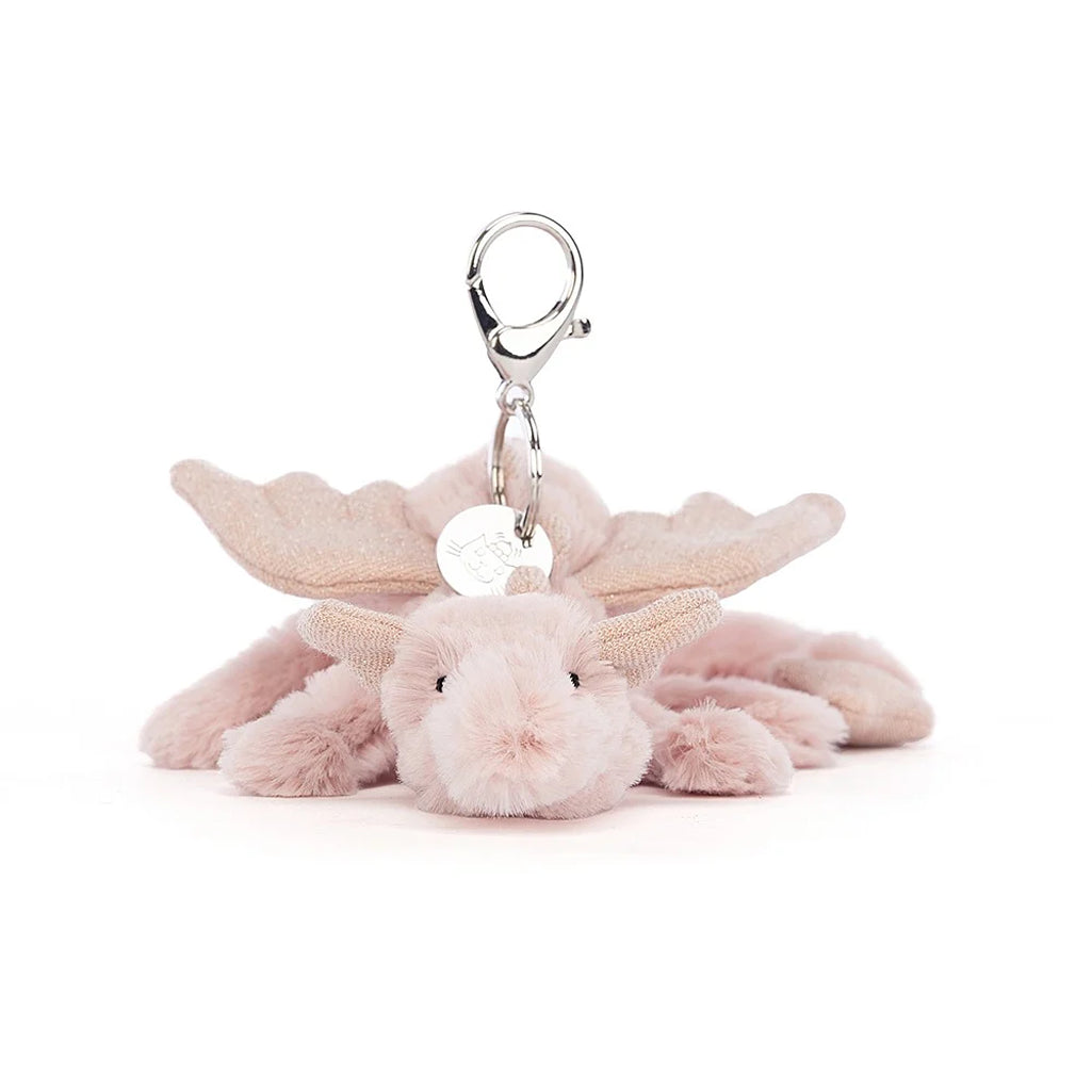 jellycat plush dragon stuffed animala bag charm