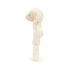 Jellycat stuffed animal bashful lamb rattle