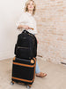 JuJuBe Classic Diaper Backpack in Black made for luggage 