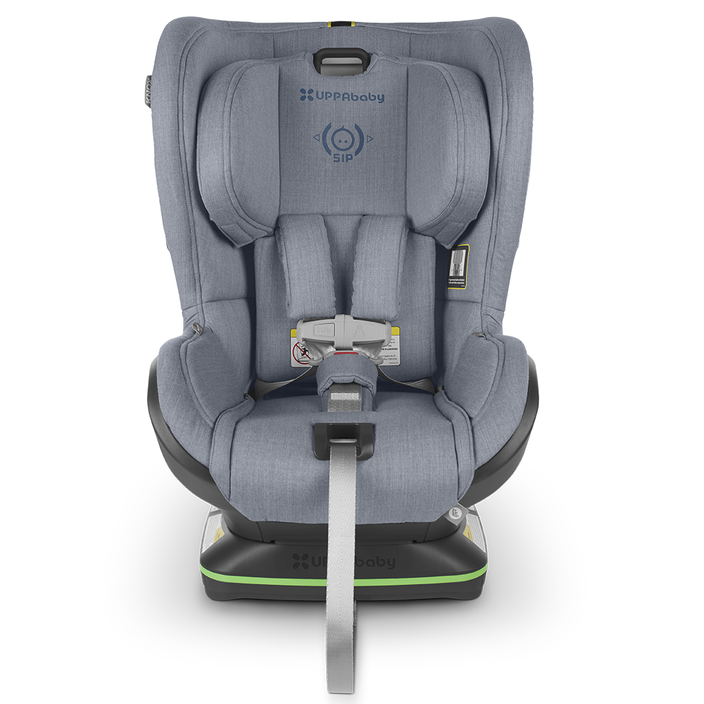 uppababy convertible knox car seat with headrest lowered