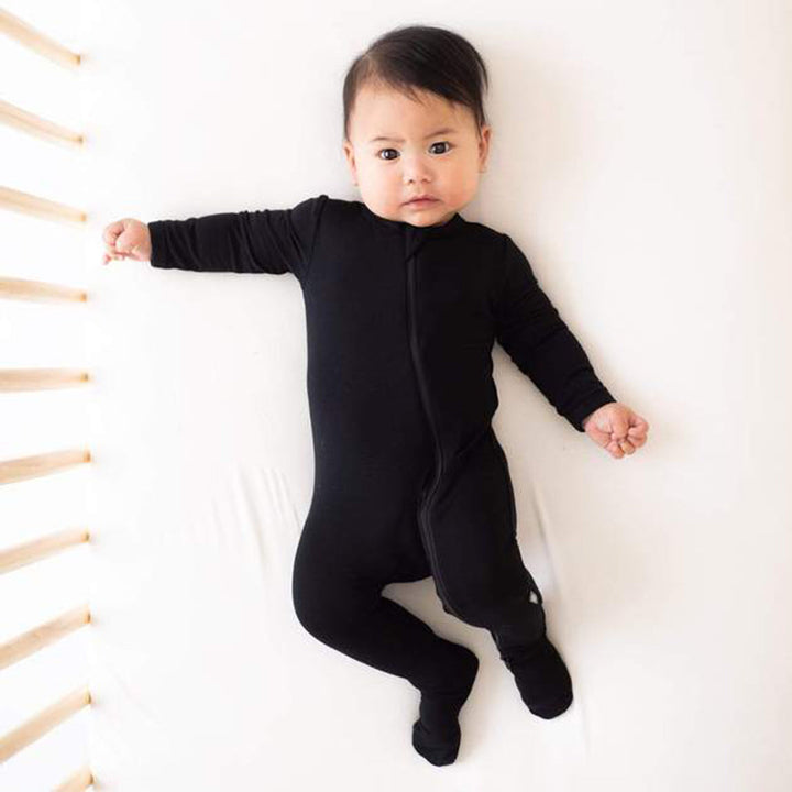 For cozy nights, choose Kyte BabyÕs Midnight Footie designed as comfy footie pajamas for kids
