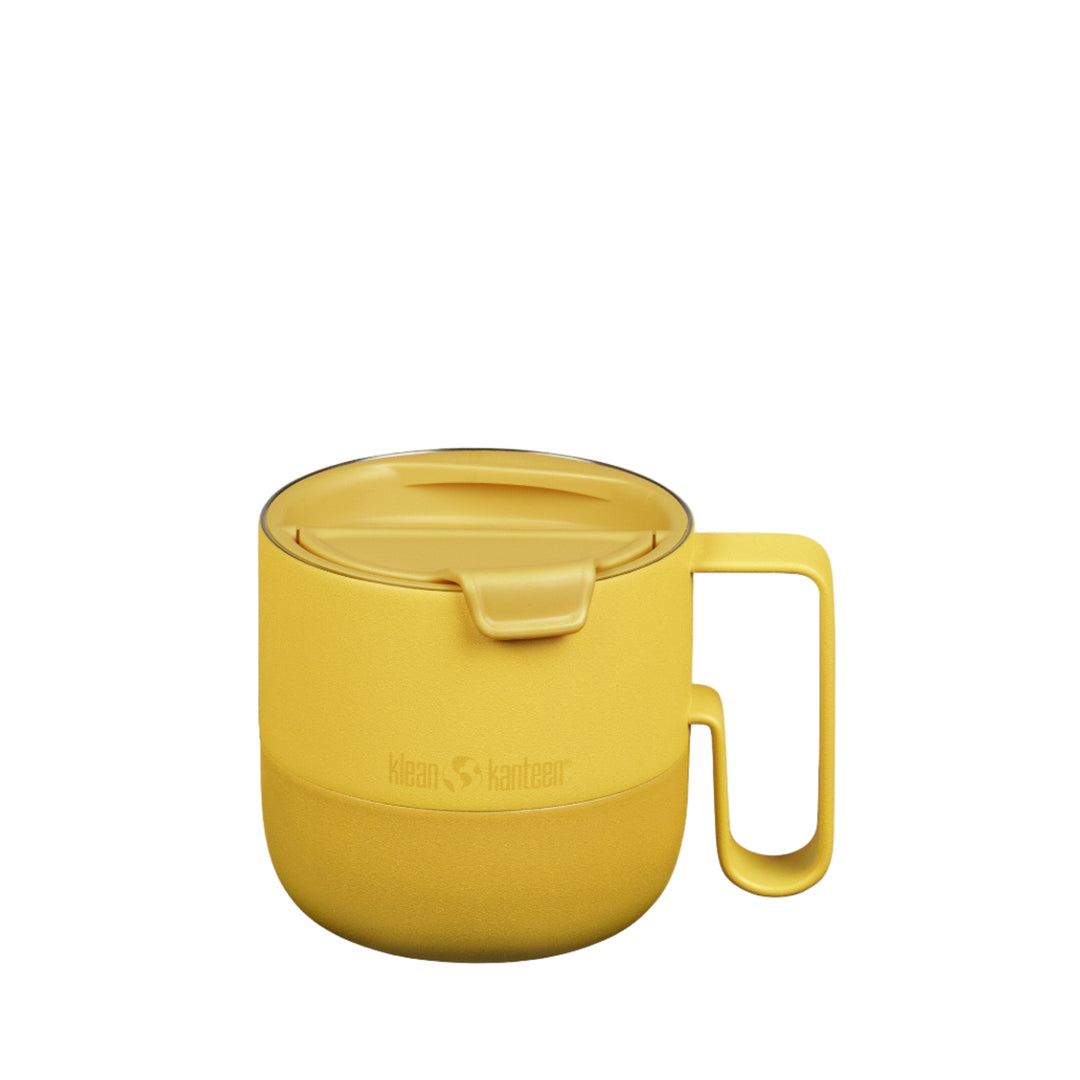 Old Gold Klean Kanteen 14oz Rise Mug, featuring dishwasher safe and easy to clean design