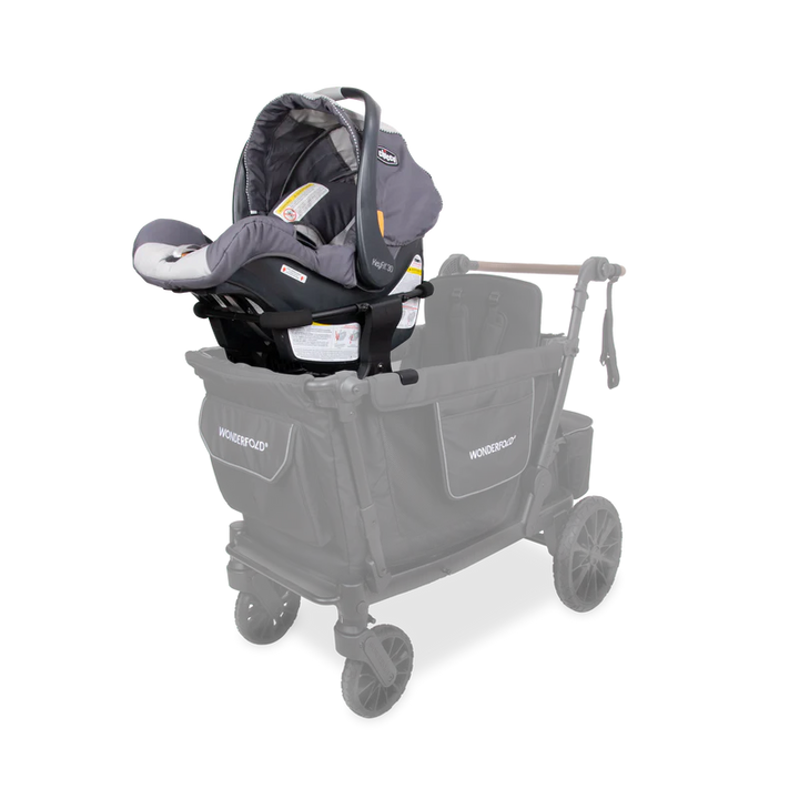 Built for wagon stroller versatility, Wonderfold L2 Car Seat Adapters support secure infant car seat connections
