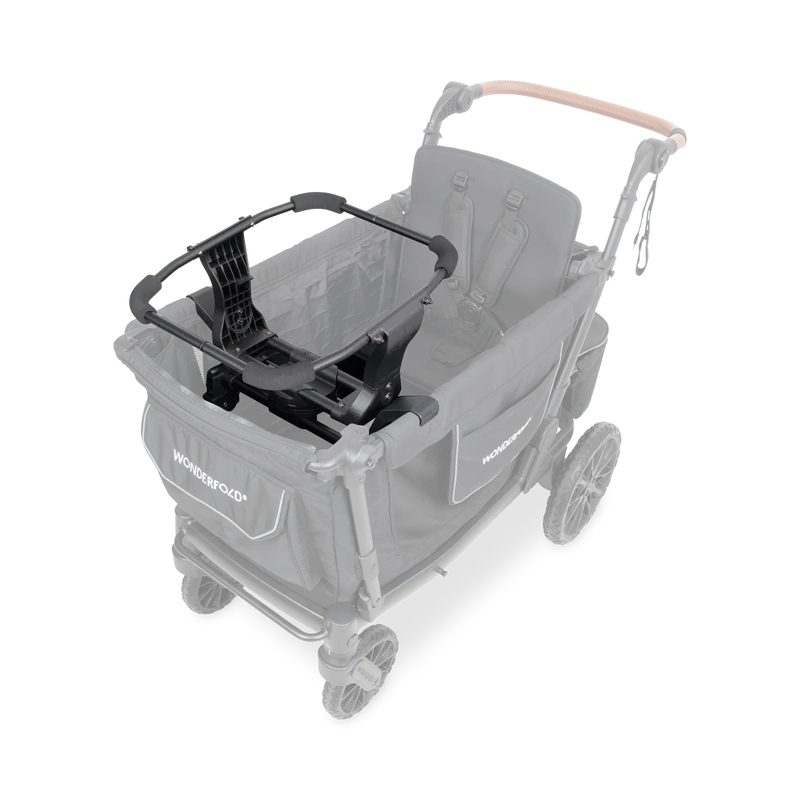 Designed for a wagon stroller, Wonderfold L2 Car Seat Adapters provide a safe and easy way to connect infant seats