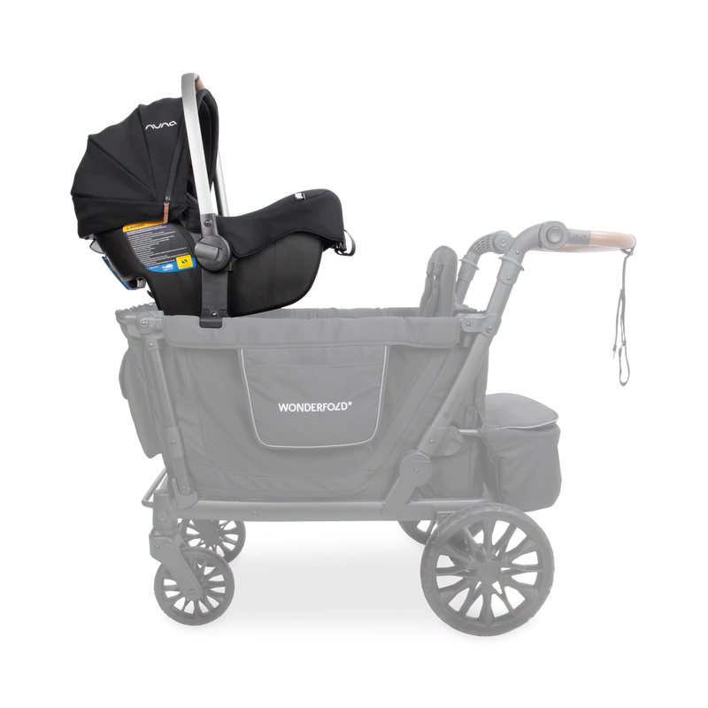 Designed for doble stroller use, Wonderfold L2 Car Seat Adapters ensure a secure and stable car seat fit