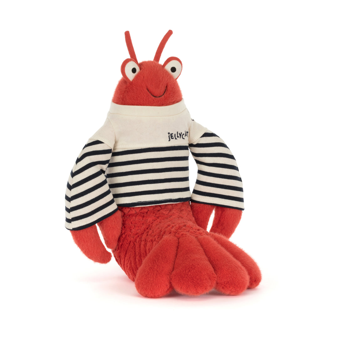 Jellycat Larry Lobster Sailor Outfit LOB2LAR -- red-orange plush lobster in removable sailor suit, scene-stealing ocean stuffed animal gift for nautical and Jellycat fans 2026