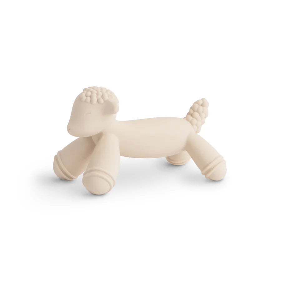 Mushie Lamb teething toy for babies