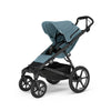 Thule Urban Glide 3 stroller in mid-blue, designed for families on the go.