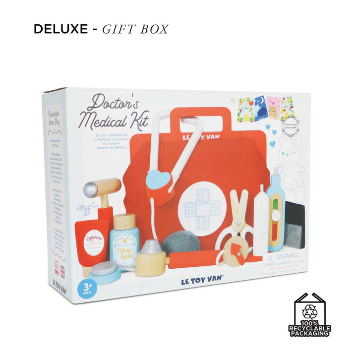Le Toy Van Pretend Play doctor medical kit box