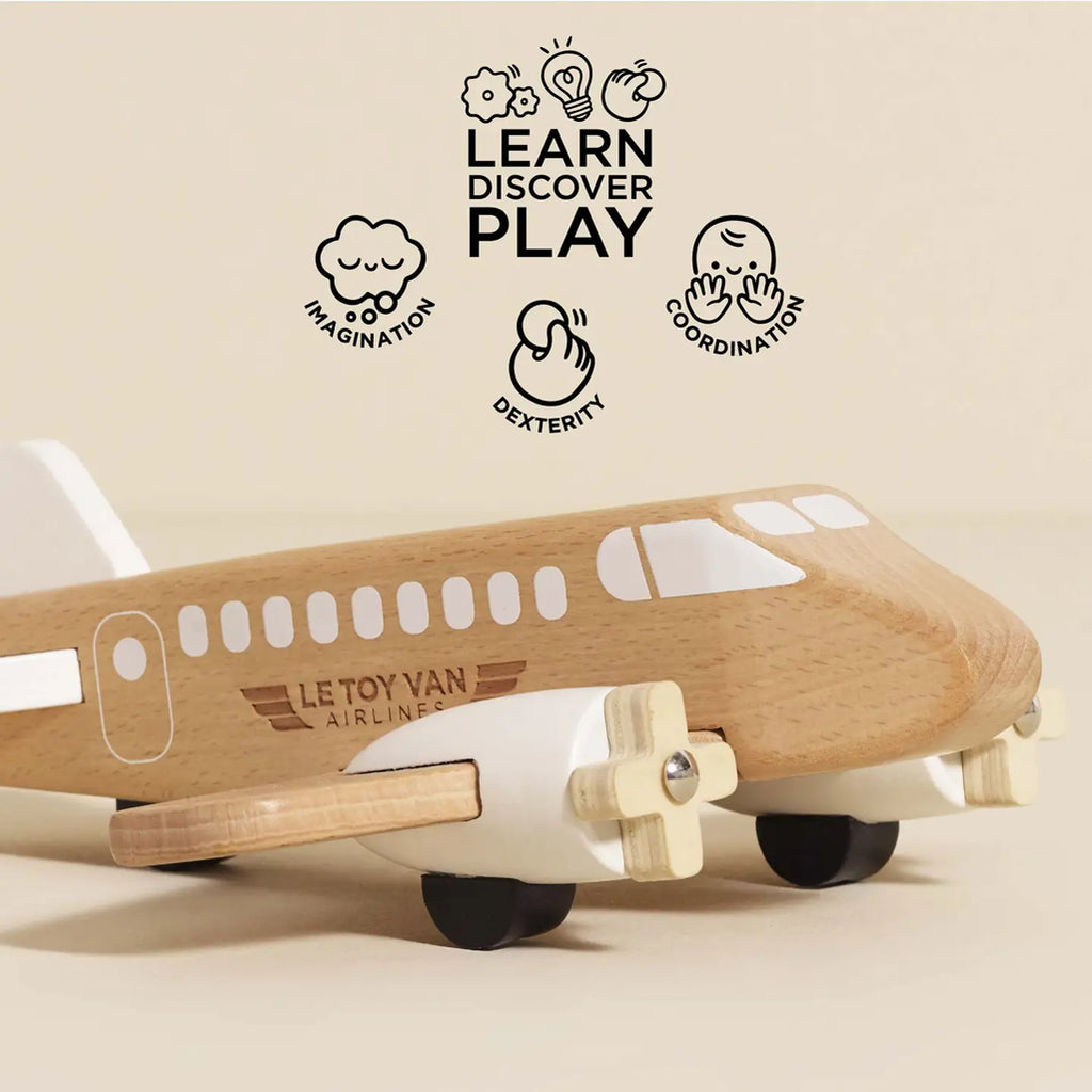 Le Toy Van Wooden Plane toy for kids