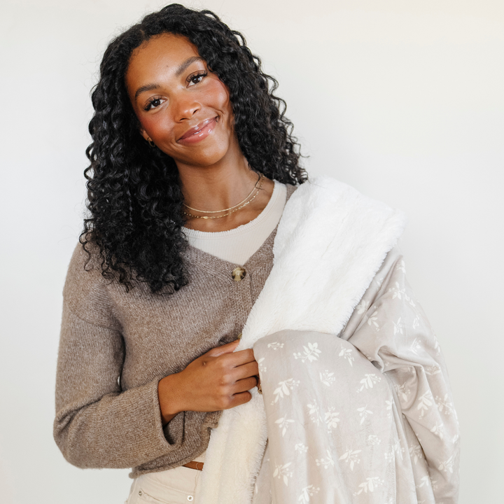 Keep your baby boy comfy with the Lilly Minky/Lush XL Blanket, a soft baby boy blanket.