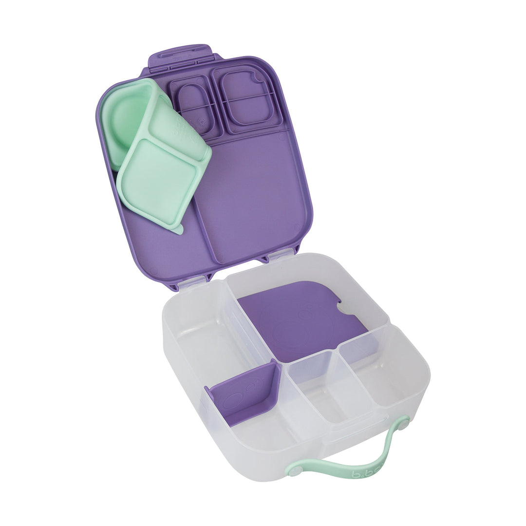 lilac pop silicone seal lunch box by b.box