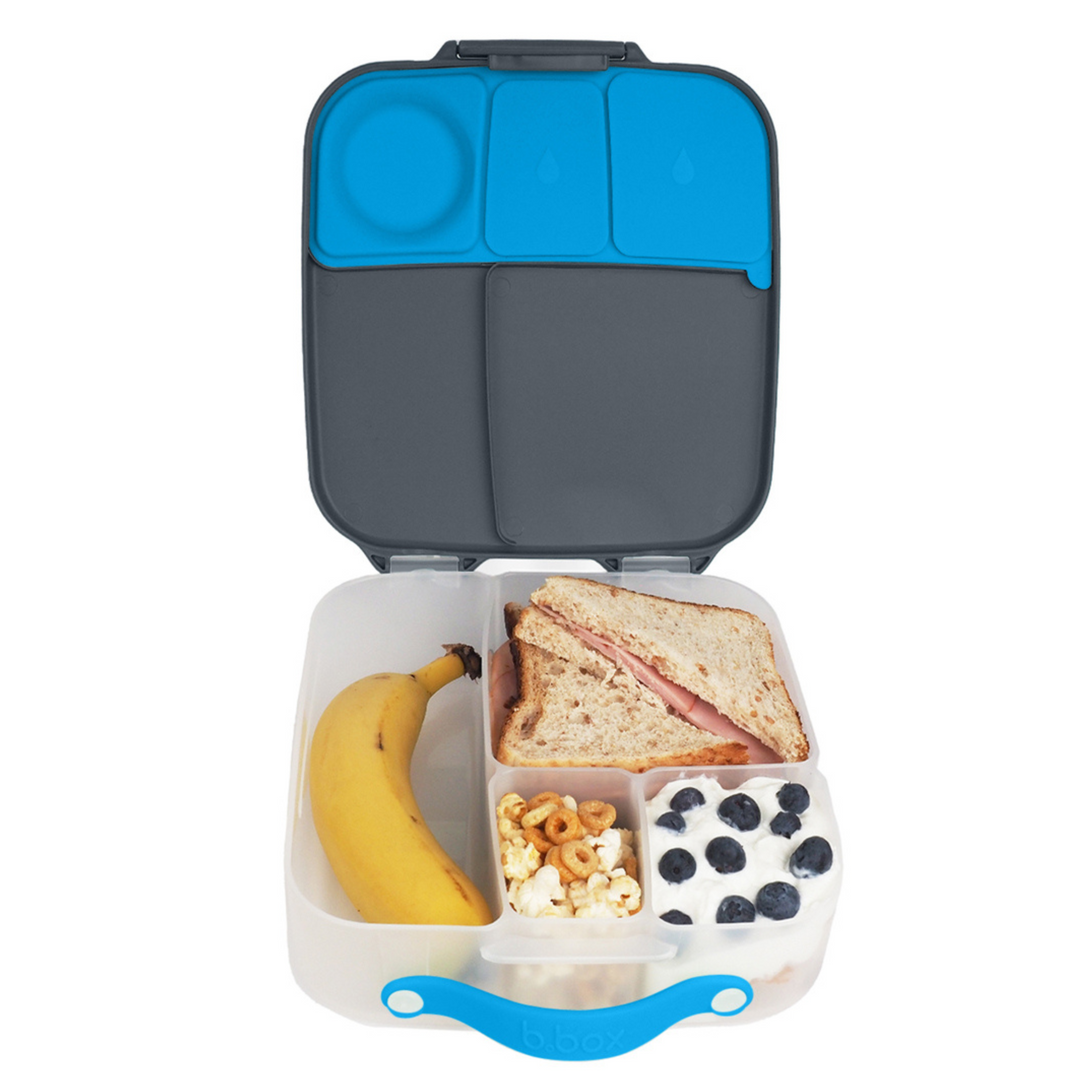 bbox blue slate large bento lunchbox for kids