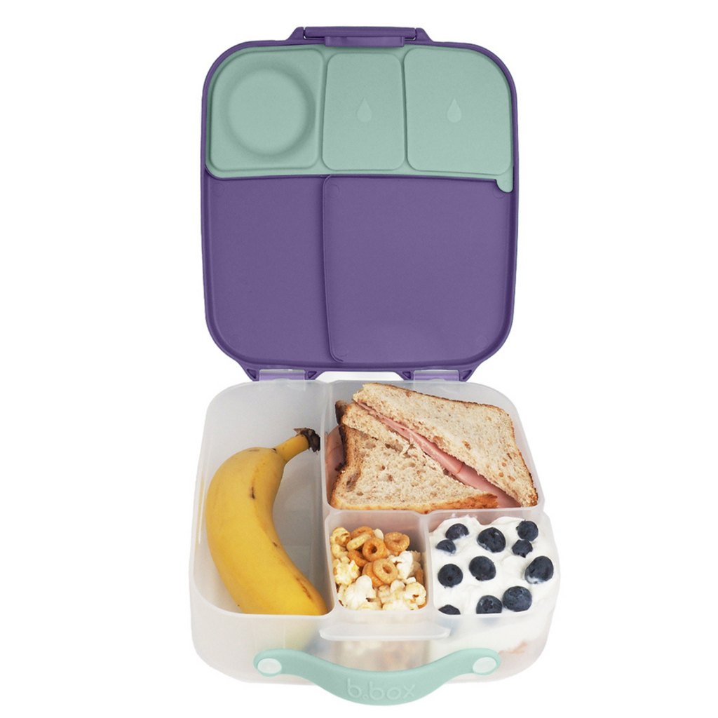 lilac pop b.box jumbo sized lunchbox 
