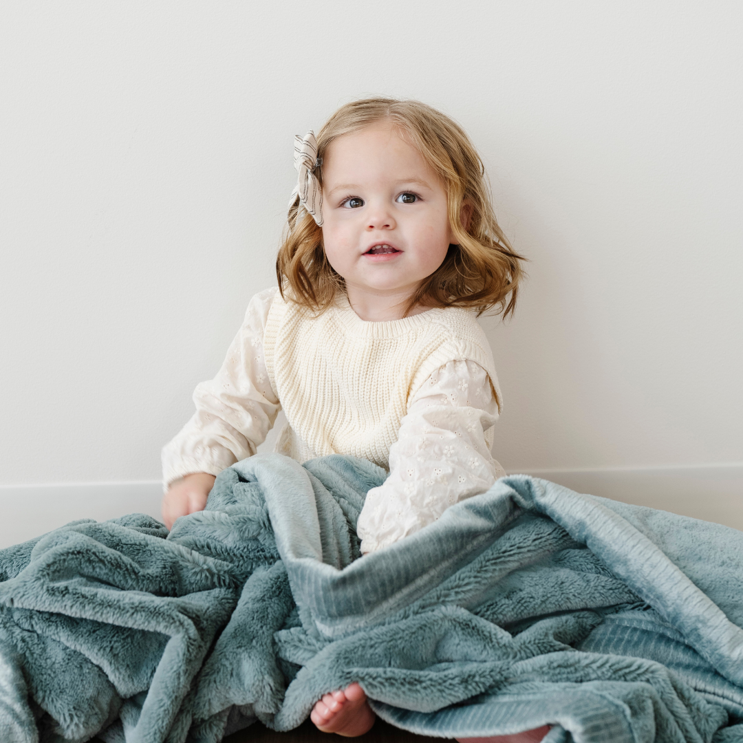 Soft Eucalyptus Lush Receiving Blanket by Saranoni ensures comfort for babies, a top newborn receiving blanket.