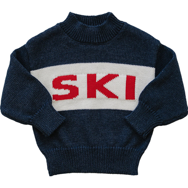 Mebie Baby Ski Sweater styled for cozy warmth, a timeless favorite in baby clothes