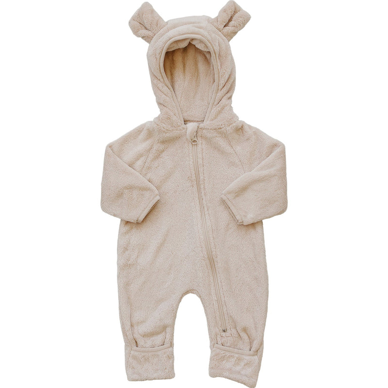 Cozy and warm, the Mebie Baby Fleece Bear Hooded Zipper is perfect for baby onesies