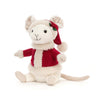 jellycat stuffed Christmas mouse