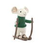 Jellycat skiing mouse