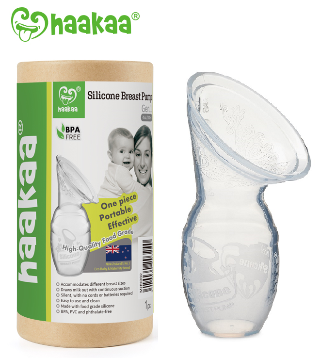 Haakaa Gen 1 Best Silicone Breast Pump with Silicon Lid 1 Set