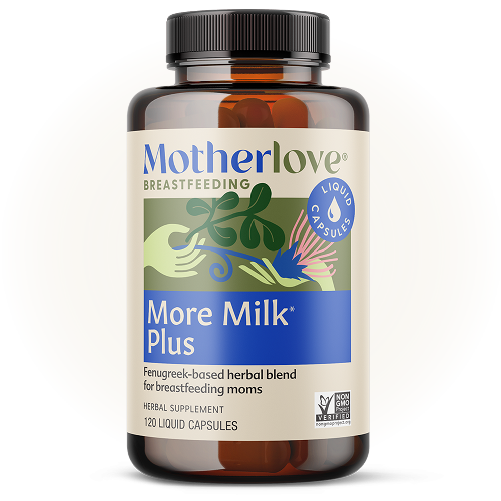 Motherlove More Milk Plus¨ Liquid Capsules 120ct potent formula works as supplements to increase breast milk supply