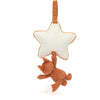 Jellycat stuff animal bashful fox music pull