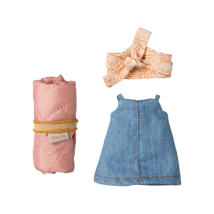 Maileg Big Sister Hiker, camping style for Maileg mouse house