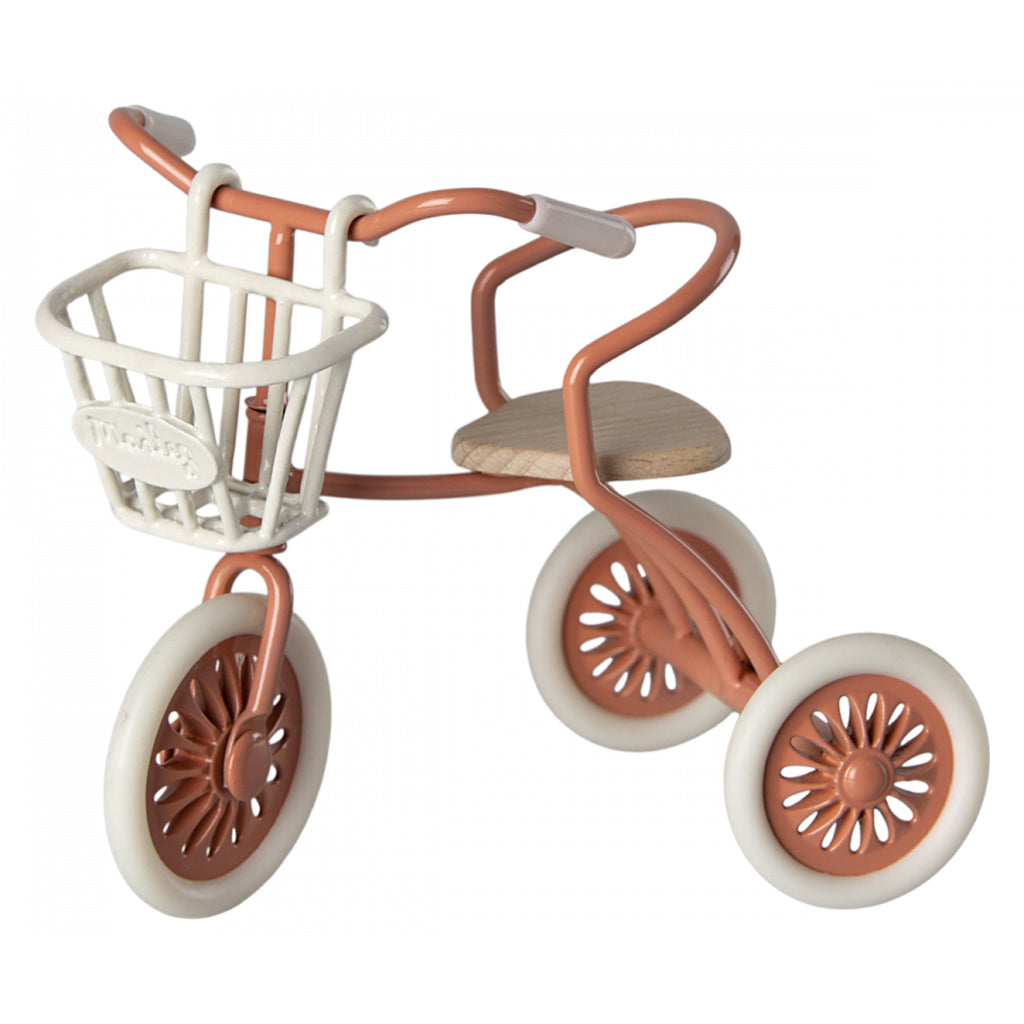 Maileg Mice Tricycle Basket White
